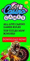 Live Casino Games Guide الملصق