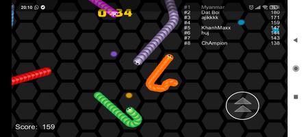 miniworm.io : slithering snake syot layar 1
