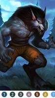 Werewolf Paint by Number capture d'écran 1