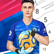 Football Paint by Number Game أيقونة