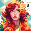 Girls Paint by Number Coloring 圖標
