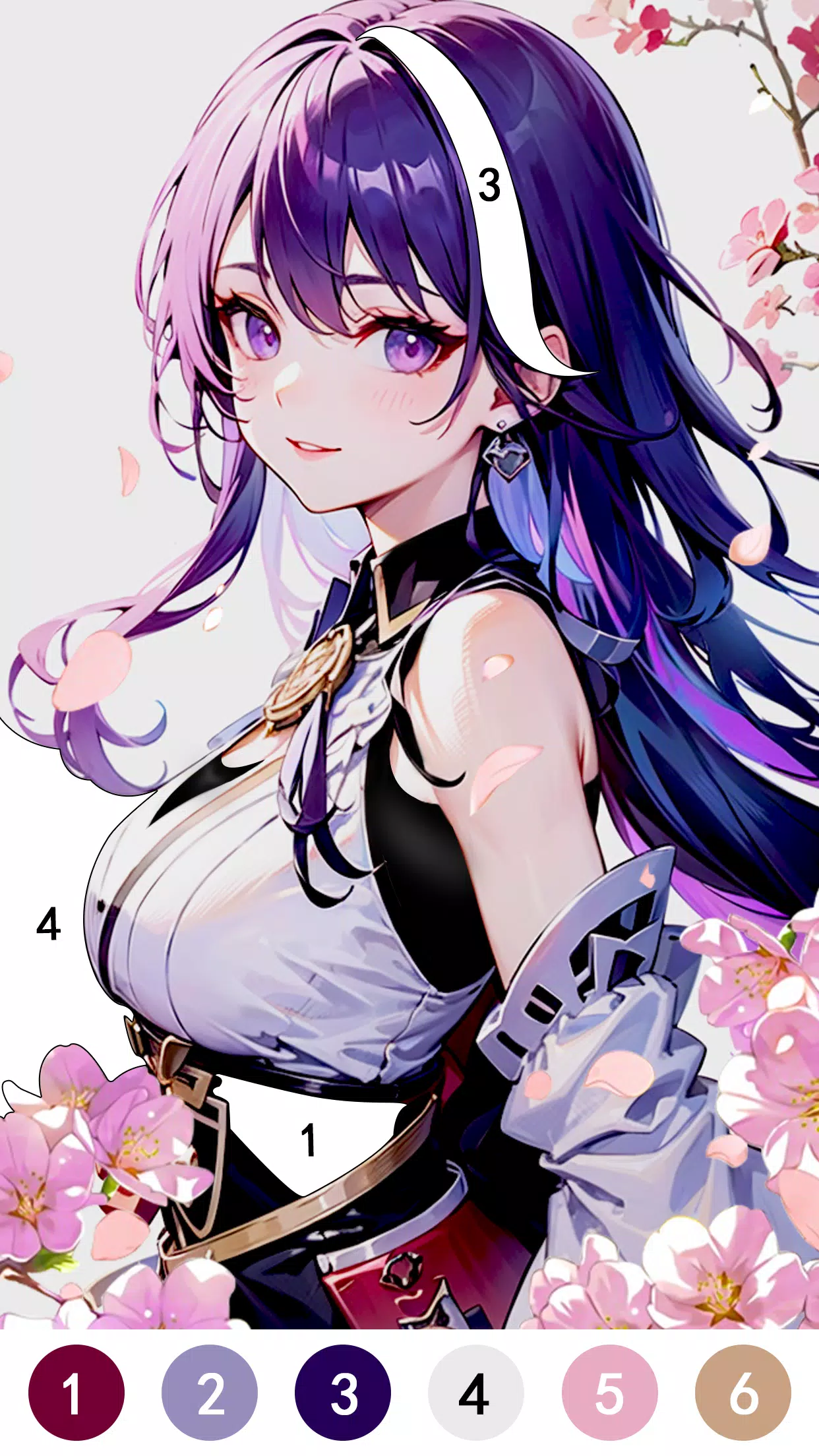 Tải Xuống Apk Trò Chơi Tô Màu Theo Số Anime Cho Android