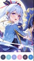 Permainan mewarnai anime screenshot 3
