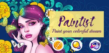 Paintist2022 - 塗り絵と番号による色