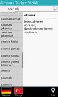 German Turkish Dictionary capture d'écran 1