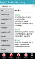 English Turkish Dictionary 海報