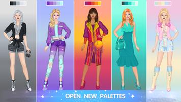 Palette Styliste: Mode, Makeup Affiche