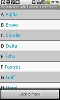 Alpha Bravo Encoder free capture d'écran 3