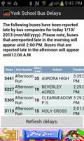 برنامه‌نما York Region School Bus Delays عکس از صفحه
