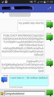 1 Schermata Encrypted SMS