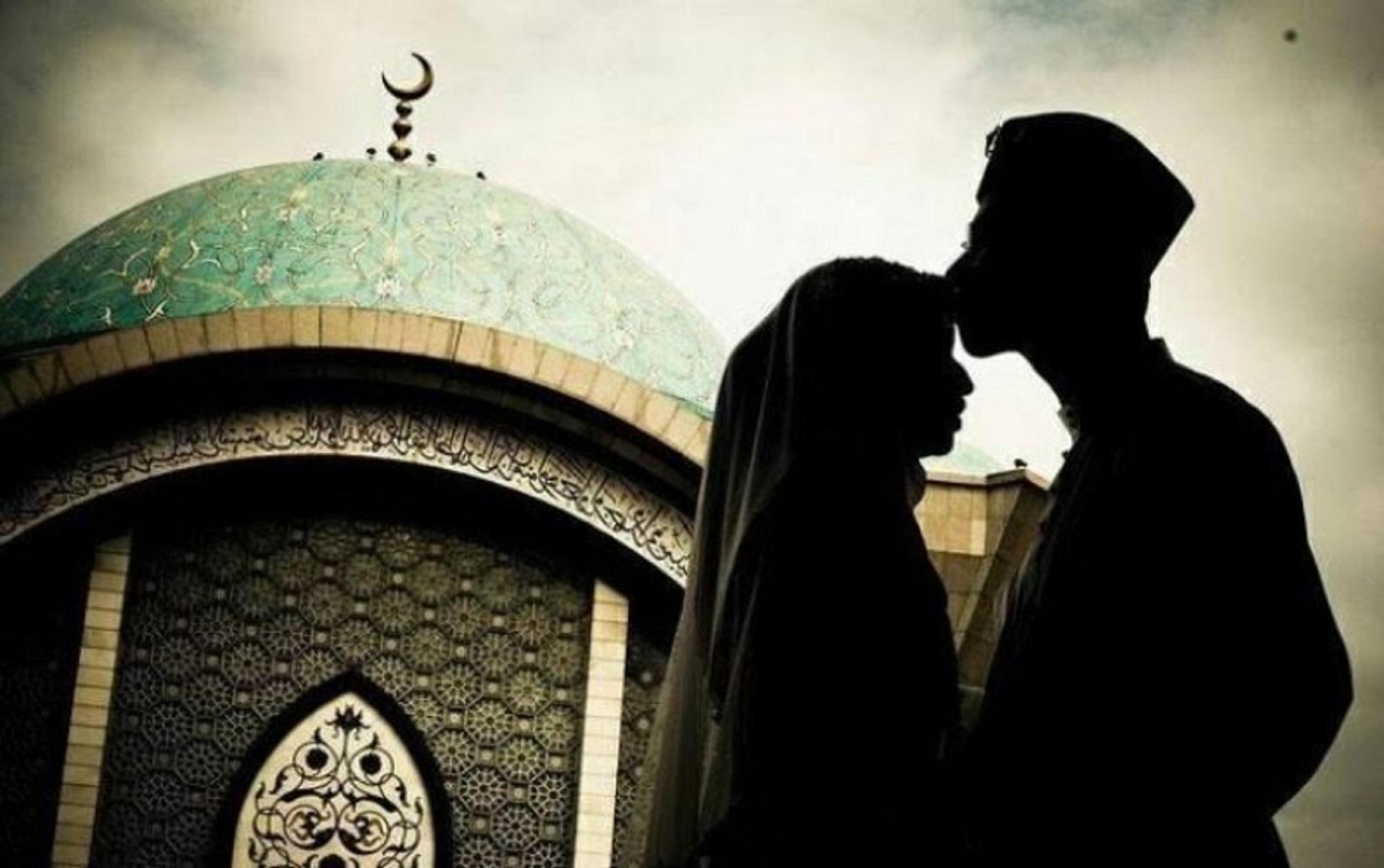 Муж и жена арабские. Мусульманская любовь. Мусульманская пара.
