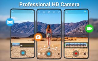 Kamera HD - wideo filtr edytor plakat
