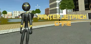 Stickman Panther jetpack Crime Simulator