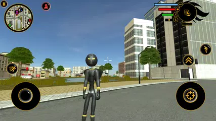 Stickman Panther jetpack Crime Simulator APK download