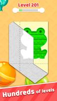 Paper Folding 3D - Puzzle Game تصوير الشاشة 2