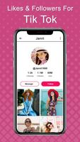 Followers & Likes For tik tok Free capture d'écran 1