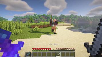 Последний меч мод Minecraft постер
