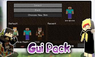 PC Gui Pack for Minecraft PE скриншот 2