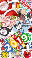 WASticker - Christmas Stickers - New Year Stickers Affiche