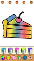 Cake Glitter Coloring Game স্ক্রিনশট 1