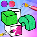 Shapes Glitter Color Book APK