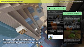 mapa de parkour para minecraft Poster