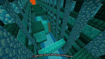 parkour maps for minecraft poster