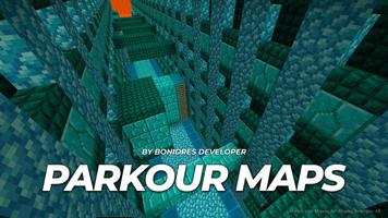 parkour maps for minecraft الملصق