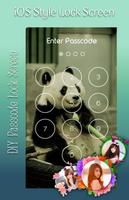 Panda Lock Screen Affiche