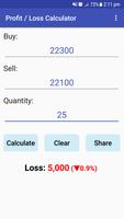 3 Schermata Profit / Loss Calculator