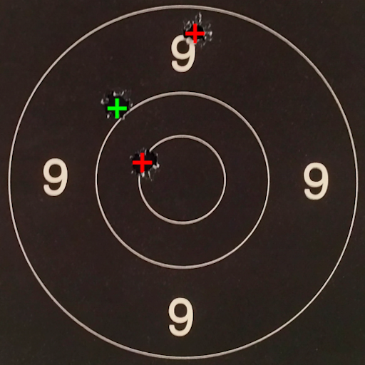 Shooting range hit marker