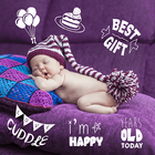 Baby Stickers Free & Photo Edi আইকন