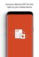 PDF to PowerPoint converter โปสเตอร์