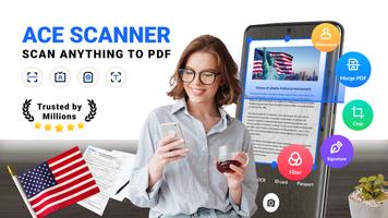 ACE Scanner - PDF Scanner App الملصق