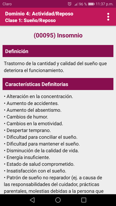 Diagnósticos de Enfermería screenshot 3