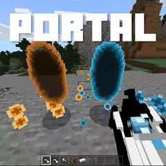 Portal Gun Mod for Minecraft PE