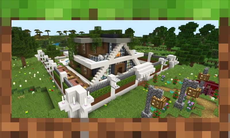 Modern Houses for Mine Craft PE captura de pantalla 5.