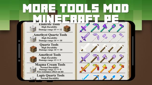 More Tools Mod for Minecraft plakat