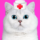 Cat Games: Pet Doctor Dentist icône