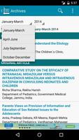 Pediatric Oncall Journal Screenshot 2