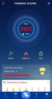 Pedometer - Step Counter & Calorie Counter Free پوسٹر