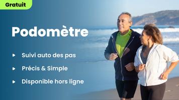 Podomètre - Compteur de Pas Affiche