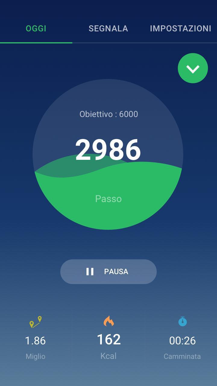 scaricare pedometro contapassi