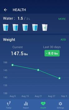 Step Counter - Pedometer Free & Calorie Counter screenshot 2