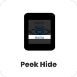 Peek Hide - 画面を隠す