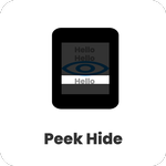 Peek Hide icon