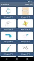 Make origami paper weapons in the steps the scheme screenshot 1