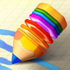 Pencil Jam: 3D Untangle Puzzle icône