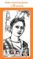 Pencil Sketch Photo Plakat