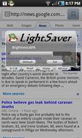 LightSaver économise la batt capture d'écran 1